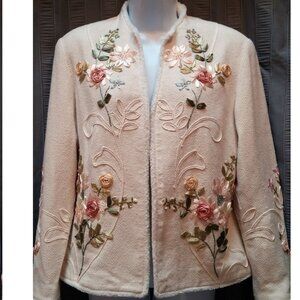 Phillip Lim's Raw Silk Ribbon Embroidered Jacket